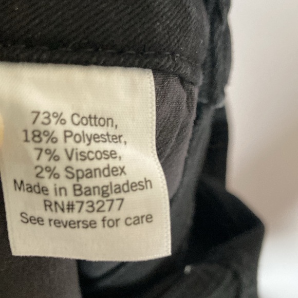 Relisted Nine West black high rise slim straight jean with sculpting denim 20W - Picture 17 of 17